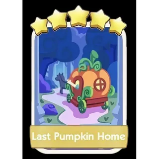 Last Pumpkin Home 5⭐ Monopoly Go Sticker