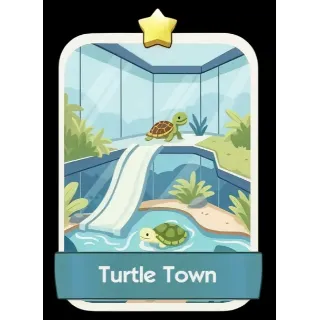 Turtle Town 1⭐ Monopoly Go Sticker