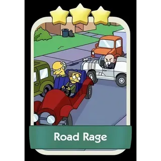 Road Rage 3⭐ Monopoly Go Sticker