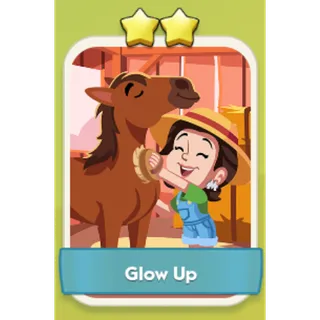 Glow Up 2⭐ Monopoly Go Sticker Set 6