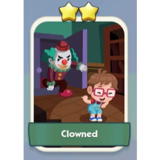 Clowned 2⭐ Monopoly Go Sticker Set 7