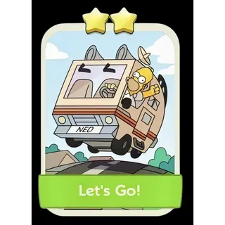 Lets Go 2⭐ Monopoly Go Sticker