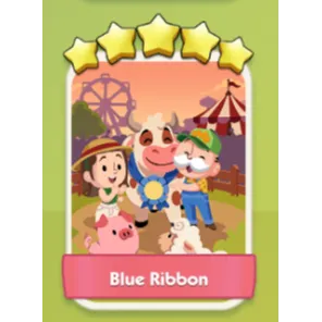 Blue Ribbon 5⭐ Monopoly Go Sticker Set 20