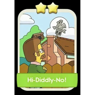 Hi-Diddly-No 2⭐ Monopoly Go Sticker