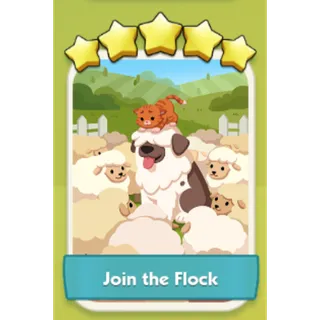 Join the Flock 5⭐ Monopoly Go Sticker Set 15