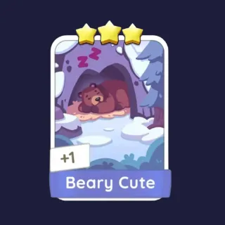 Beary Cute 3⭐ Monopoly Go Sticker