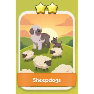 Sheepdogs 2⭐ Monopoly Go Sticker Set 5