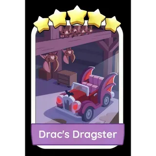 Drac's Dragster 6⭐ Monopoly Go Sticker Set 16