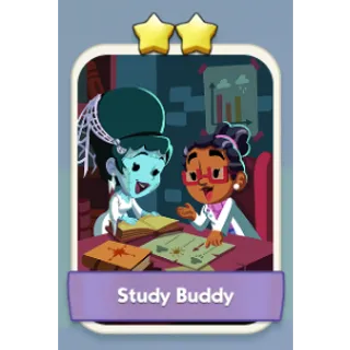 Study Buddy 2⭐ Monopoly Go Sticker Set 8