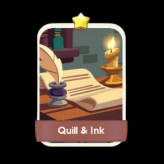 Quill and Ink 1⭐ Monopoly Go Sticker