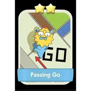 Passing Go 2⭐ Monopoly Go Sticker