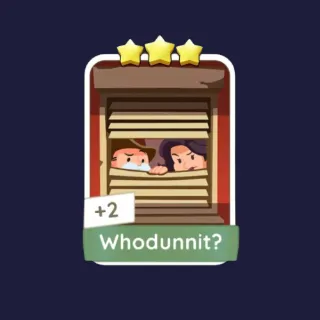 Whodunnit? 3⭐ Monopoly Go Sticker