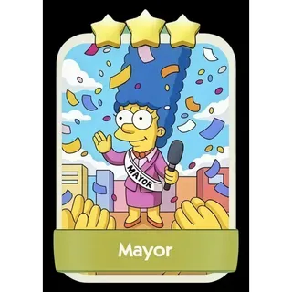 Mayor 3⭐ Monopoly Go Sticker