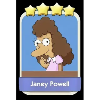 Janey Powell 4⭐ Monopoly Go Sticker