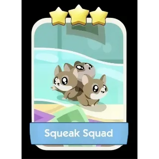 Squeak Squad 3⭐ Monopoly Go Sticker