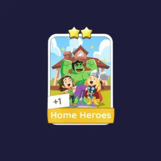 Home Heroes 2⭐ Monopoly Go Sticker