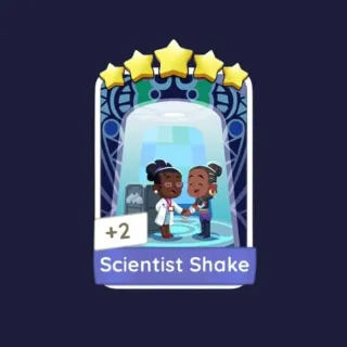 Scientist Shake 5⭐ Monopoly Go Sticker