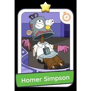 Homer Simpson 1⭐ Monopoly Go Sticker