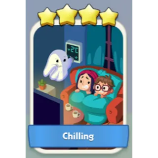 Chilling 4⭐ Monopoly Go Sticker Set 14