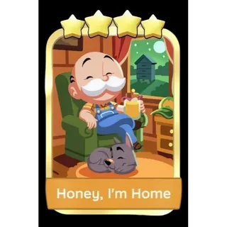 Honey I'm Home 4⭐ Monopoly Go Gold Sticker Golden Blitz