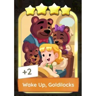Wake Up Goldilocks 4⭐ Monopoly Go Gold Sticker Golden Blitz