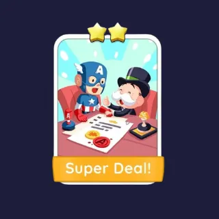 Super Deal! 2⭐ Monopoly Go Sticker