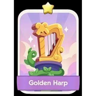 Golden Harp 1⭐ Monopoly Go Sticker