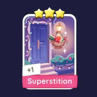 Superstition 3⭐ Monopoly Go Sticker