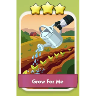 Grow For Me 3⭐ Monopoly Go Sticker Set 9