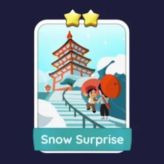 Snow Surprise 2⭐ Monopoly Go Sticker