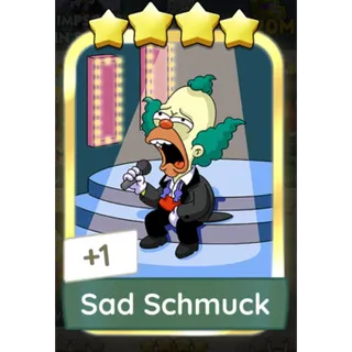 Sad Schmuck 4⭐ Monopoly Go Gold Sticker Golden Blitz
