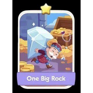 One Big Rock 1⭐ Monopoly Go Sticker
