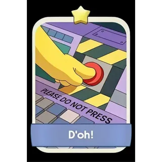 Doh 1⭐ Monopoly Go Sticker