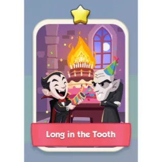 Long in the Tooth 1⭐ Monopoly Go Sticker Set 3