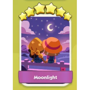 Moonlight 6⭐ Monopoly Go Sticker Set 18