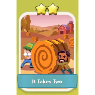 It Takes Two 2⭐ Monopoly Go Sticker Set 6