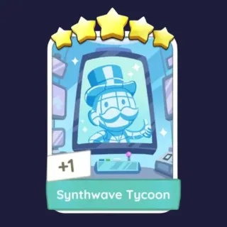 Synthwave Tycoon 5⭐ Monopoly Go Sticker