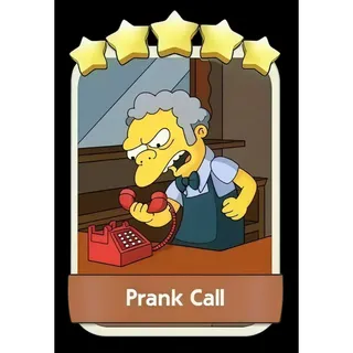 Prank Call 5⭐ Monopoly Go Sticker