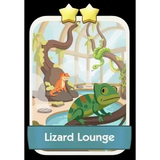 Lizard Lounge 2⭐ Monopoly Go Sticker