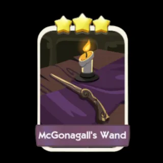 McGonagall's Wand 3⭐ Monopoly Go Sticker