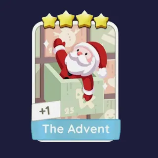 The Advent 4⭐ Monopoly Go Sticker