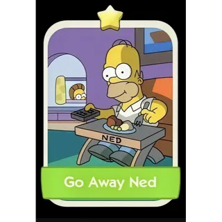 Go Away Ned 1⭐ Monopoly Go Sticker