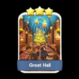 Great Hall 3⭐ Monopoly Go Sticker