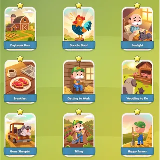 Good Morning Monopoly Go Stickers Set 2 (Read Important Note and Rules)