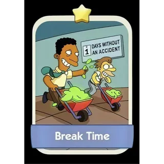 Break Time 1⭐ Monopoly Go Sticker
