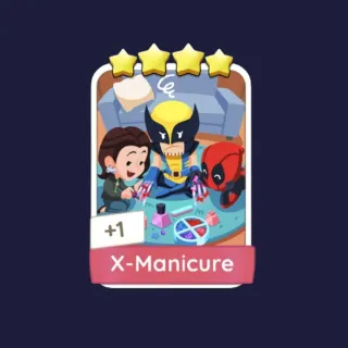 X-Manicure 4⭐ Monopoly Go Sticker