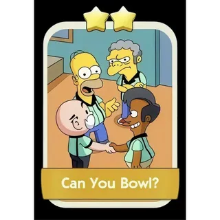 Can You Bowl 2⭐ Monopoly Go Sticker