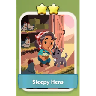 Sleepy Hens 2⭐ Monopoly Go Sticker Set 6