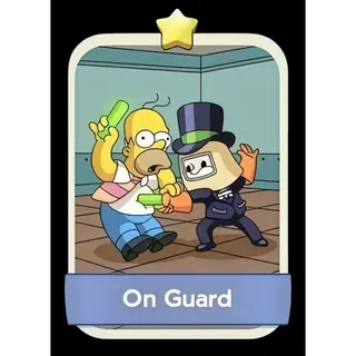 On Guard 1⭐ Monopoly Go Sticker