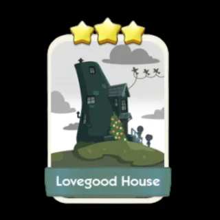Lovegood House 3⭐ Monopoly Go Sticker